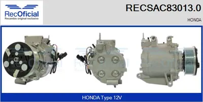 Compresor, aire acondicionado Honda CIVIC VIII Hatchback