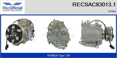 Compresor, aire acondicionado Honda CIVIC VIII Hatchback