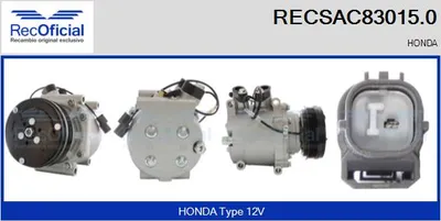 Compresor, aire acondicionado Honda CIVIC VI Aerodeck