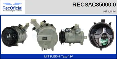 Compresor, aire acondicionado Mitsubishi PAJERO IV · Mitsubishi PAJERO IV Van