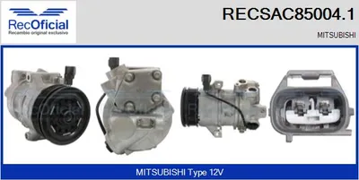 Compresor, aire acondicionado Mitsubishi COLT VI