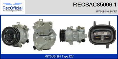 Compresor, aire acondicionado Smart FORFOUR · Mitsubishi COLT VI