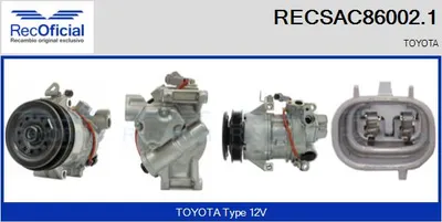 Compresor, aire acondicionado Toyota YARIS · Toyota YARIS / VIOS Saloon