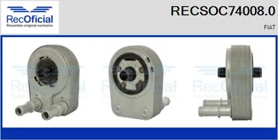 Radiador de aceite, aceite motor Fiat PALIO Weekend · Fiat STRADA Pickup · Fiat PUNTO