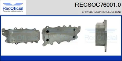 Radiador de aceite, aceite motor Mercedes-Benz G-CLASS · Mercedes-Benz C-CLASS · Mercedes-Benz C-CLASS T-Model