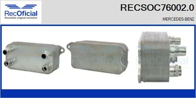 Radiador de aceite, aceite motor Mercedes-Benz C-CLASS · Mercedes-Benz C-CLASS T-Model · Mercedes-Benz E-CLASS