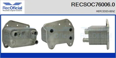 Radiador de aceite, aceite motor Mercedes-Benz SPRINTER 2-t Platform/Chassis · Mercedes-Benz E-CLASS · Mercedes-Benz E-CLASS T-Model