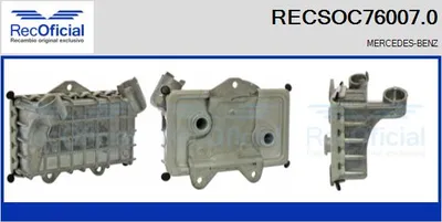 Radiador de aceite, aceite motor Mercedes-Benz 124 Saloon · Mercedes-Benz C-CLASS · Mercedes-Benz E-CLASS