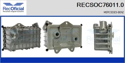 Radiador de aceite, aceite motor Mercedes-Benz C-CLASS · Mercedes-Benz E-CLASS · Mercedes-Benz C-CLASS T-Model