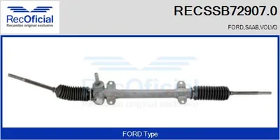 Engranaje de dirección Ford FIESTA II · Ford FIESTA Hatchback Van
