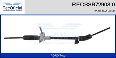 Engranaje de dirección Ford FIESTA IV · Ford FIESTA Box Body/MPV · Ford ESCORT VI Estate Van