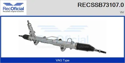 Engranaje de dirección Vw MULTIVAN T5 · Vw TRANSPORTER T5 Platform/Chassis (7JD, 7JE, 7JL, 7JY, 7JZ, 7F · Vw TRANSPORTER T5 Van