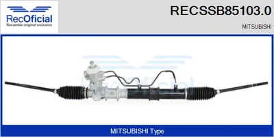 Engranaje de dirección Mitsubishi COLT III · Mitsubishi COLT IV · Mitsubishi LANCER V