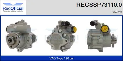Bomba hidráulica, dirección Vw LT 28-35 II Bus · Vw LT 28-46 II Van · Vw LT 28-46 II Platform/Chassis