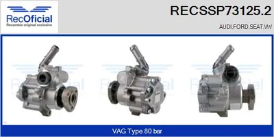 Bomba hidráulica, dirección Vw SHARAN · Ford GALAXY I · Seat ALHAMBRA