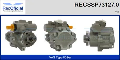 Bomba hidráulica, dirección Vw TRANSPORTER T4 Bus · Vw TRANSPORTER T4 Van · Vw TRANSPORTER T4 Platform/Chassis (70E, 70L, 70M, 7DE, 7DL, 7D