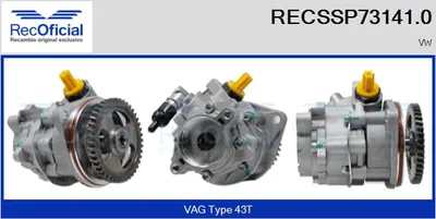 Bomba hidráulica, dirección Vw LT 28-35 II Bus · Vw LT 28-46 II Van · Vw LT 28-46 II Platform/Chassis