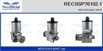 Bomba hidráulica, dirección Mercedes-Benz 124 Coupe · Mercedes-Benz 124 Saloon · Mercedes-Benz 124 T-Model