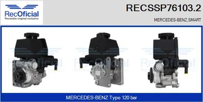 Bomba hidráulica, dirección Mercedes-Benz C-CLASS · Mercedes-Benz E-CLASS · Mercedes-Benz C-CLASS T-Model