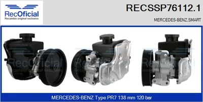 Bomba hidráulica, dirección Mercedes-Benz C-CLASS · Mercedes-Benz C-CLASS Coupe · Mercedes-Benz C-CLASS T-Model
