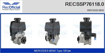 Bomba hidráulica, dirección Mercedes-Benz SPRINTER 2-t Platform/Chassis · Mercedes-Benz VITO Bus · Mercedes-Benz SPRINTER 2-t Van