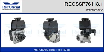 Bomba hidráulica, dirección Mercedes-Benz SPRINTER 2-t Platform/Chassis · Mercedes-Benz VITO Bus · Mercedes-Benz SPRINTER 2-t Van