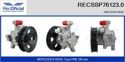 Bomba hidráulica, dirección Mercedes-Benz S-CLASS · Mercedes-Benz SL · Mercedes-Benz E-CLASS
