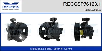 Bomba hidráulica, dirección Mercedes-Benz S-CLASS · Mercedes-Benz SL · Mercedes-Benz E-CLASS