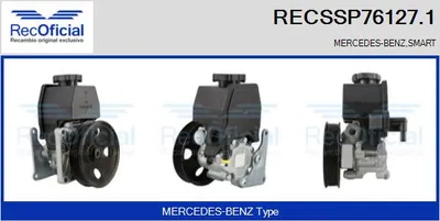 Bomba hidráulica, dirección Mercedes-Benz C-CLASS · Mercedes-Benz E-CLASS · Mercedes-Benz C-CLASS T-Model