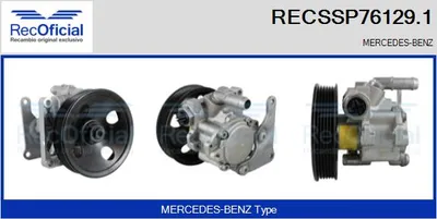 Bomba hidráulica, dirección Mercedes-Benz VITO Bus · Mercedes-Benz VITO Van