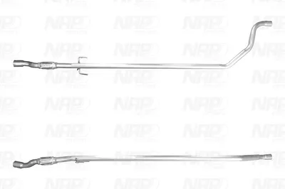 Tubo de escape Fiat GRANDE PUNTO · Fiat PUNTO EVO · Opel CORSA D
