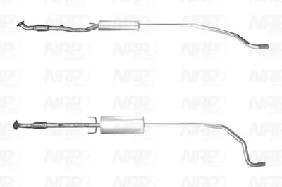 Tubo de escape Opel AGILA · Opel CORSA C · Opel CORSA D