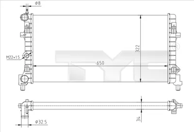 Radiador, refrigeración del motor Audi A1 · Audi A1 Sportback · Seat IBIZA IV