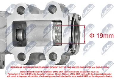 Válvula EGR Toyota AVENSIS Saloon · Toyota AVENSIS Estate · Toyota AVENSIS