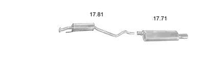 Sistema de gases de escape Opel ASTRA F Hatchback