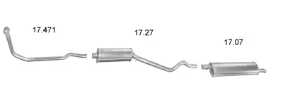 Sistema de gases de escape EDEX 1175