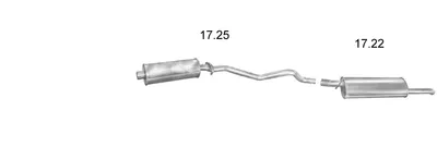 Sistema de gases de escape EDEX 1255