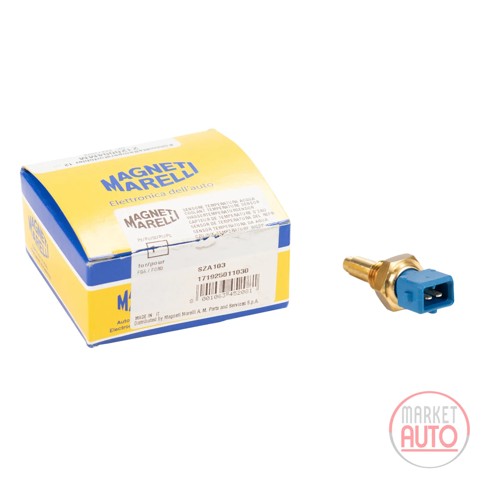 Kühlmitteltemperaturfühler ohne Dichtung 12 X 1,5 19SW Magneti Marelli