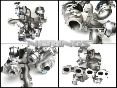 Twinturbo turbocharger Remanufactured (KKK)