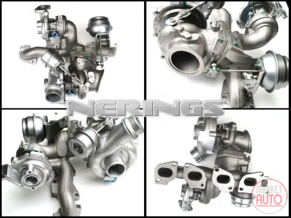 Twinturbo turbocharger Remanufactured (KKK)