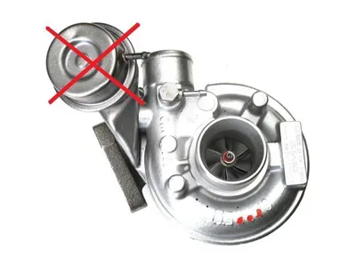 Turbocharger Remanufactured without Vacuum Wastegate Actuator