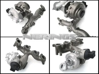 Turbocharger NEW with space for temperature sensor (replace KKK)-CNSU