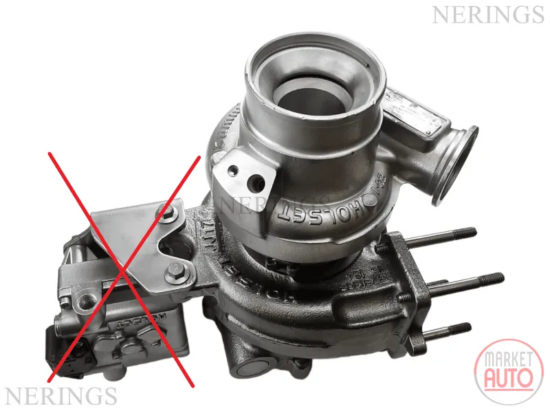 Turbocharger remanufactured without actuator (HOLSET)-LVN