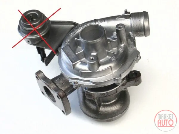Turbocharger Remanufactured without Vacuum Wastegate Actuator