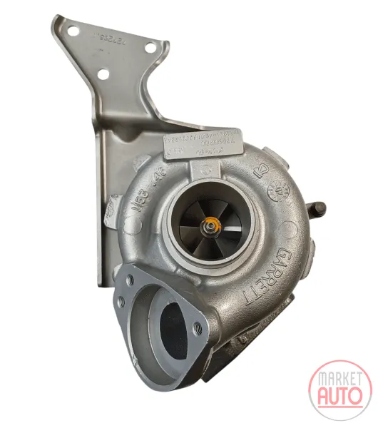 Turbocharger Remanufactured without Vacuum Wastegate Actuator (left side (Garrett)