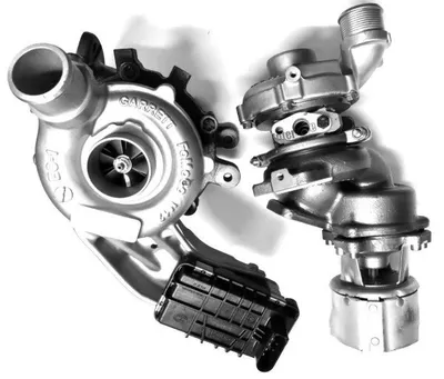 Turbocharger restored (Right + left side (GARRETT))