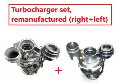 Turbocharger set, remanufactured (right+left)