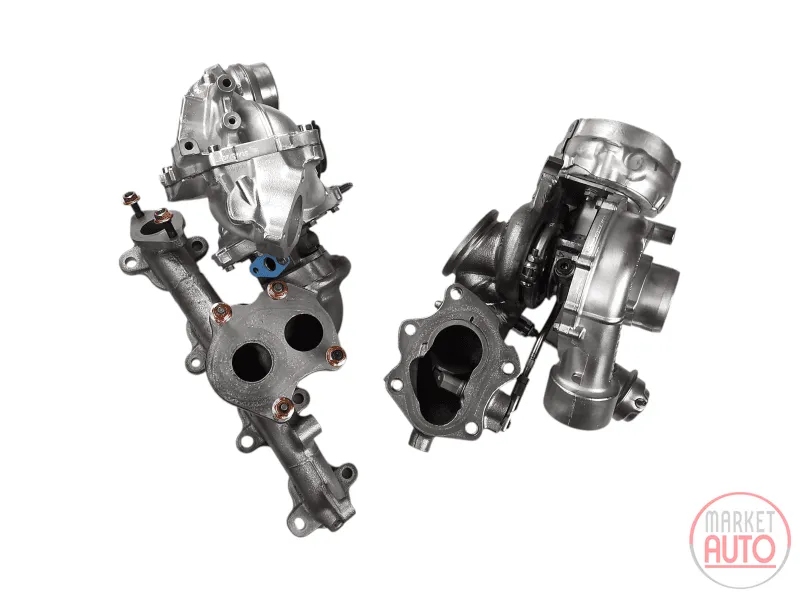 Turbocharger Remanufactured (small + large-Garrett)