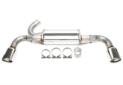 Duplex silenciador trasero deportivo de acero inoxidable Volvo