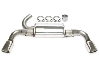Duplex silenciador trasero deportivo de acero inoxidable Volvo